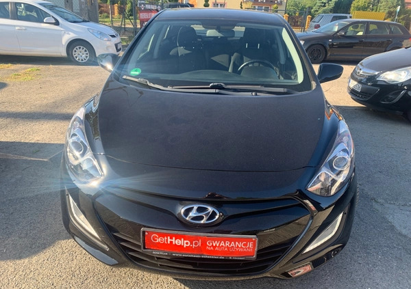 Hyundai I30 cena 34950 przebieg: 145456, rok produkcji 2013 z Pieniężno małe 596